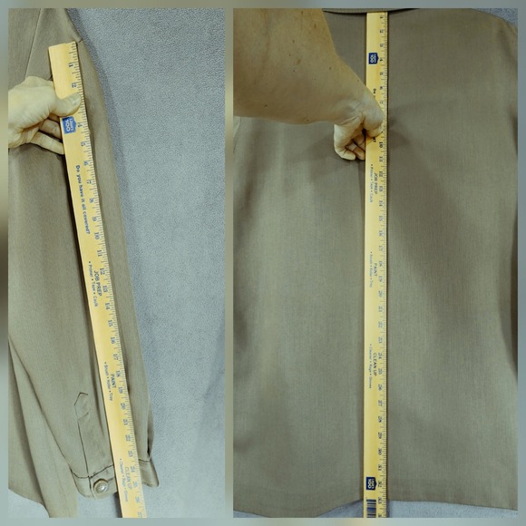 Lineage Mens XL Button Up Blazer Jacket Beige Made in‎ Turkey Preppy Lightweight - Picture 5 of 12